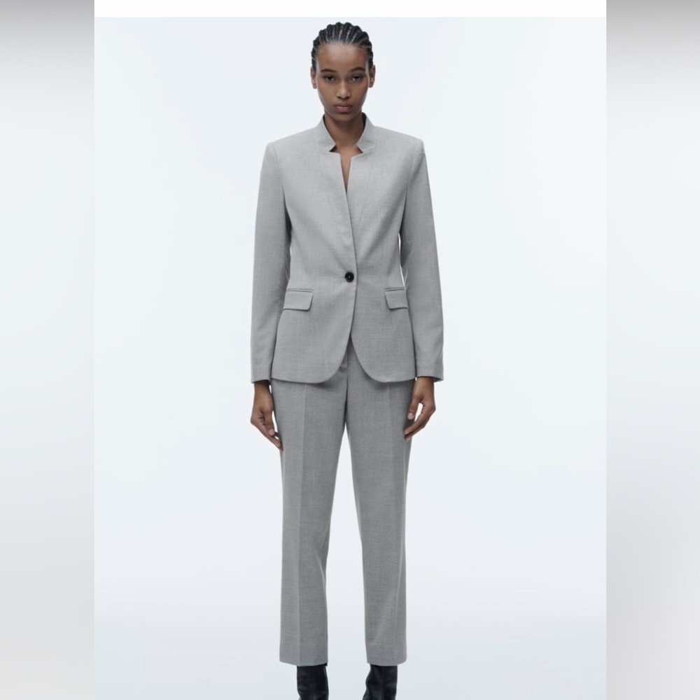 Zara Grey Pantsuit Set